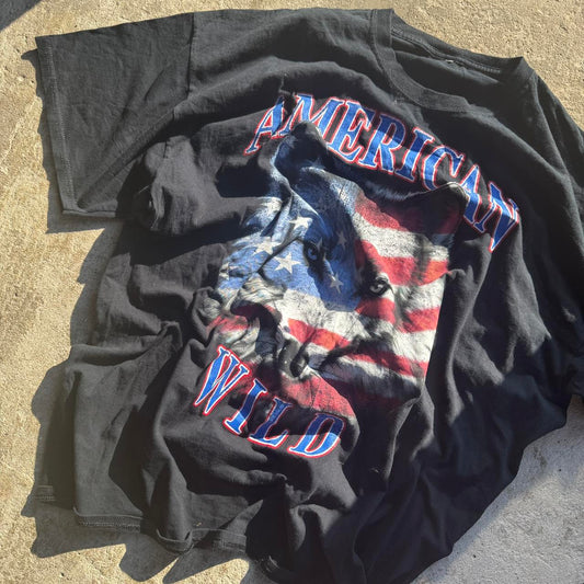 Vintage American Wild Wolf Tee XL
