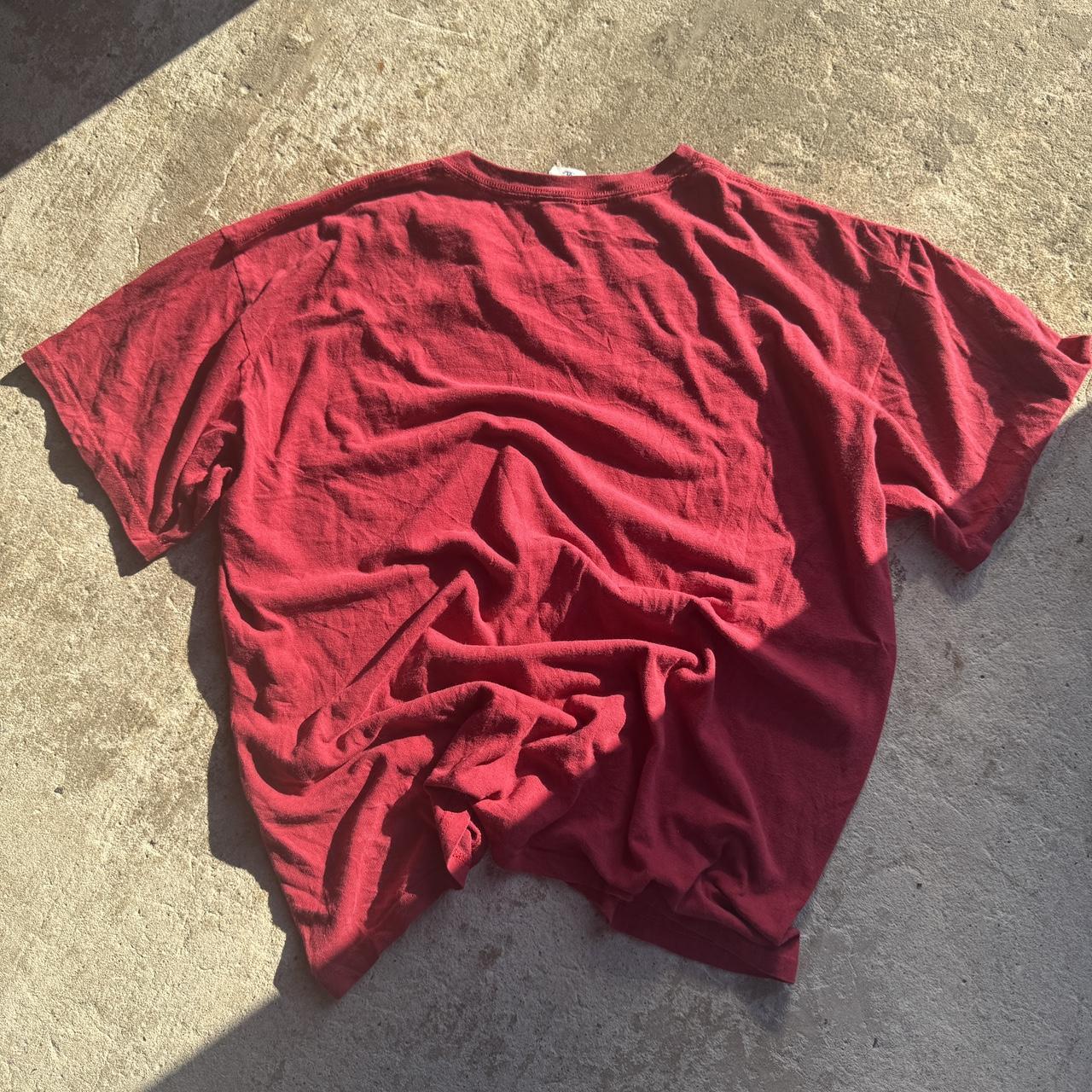 Red American Motorcycle Tee