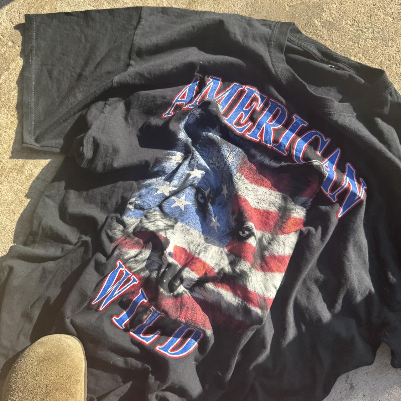 Vintage American Wild Wolf Tee XL