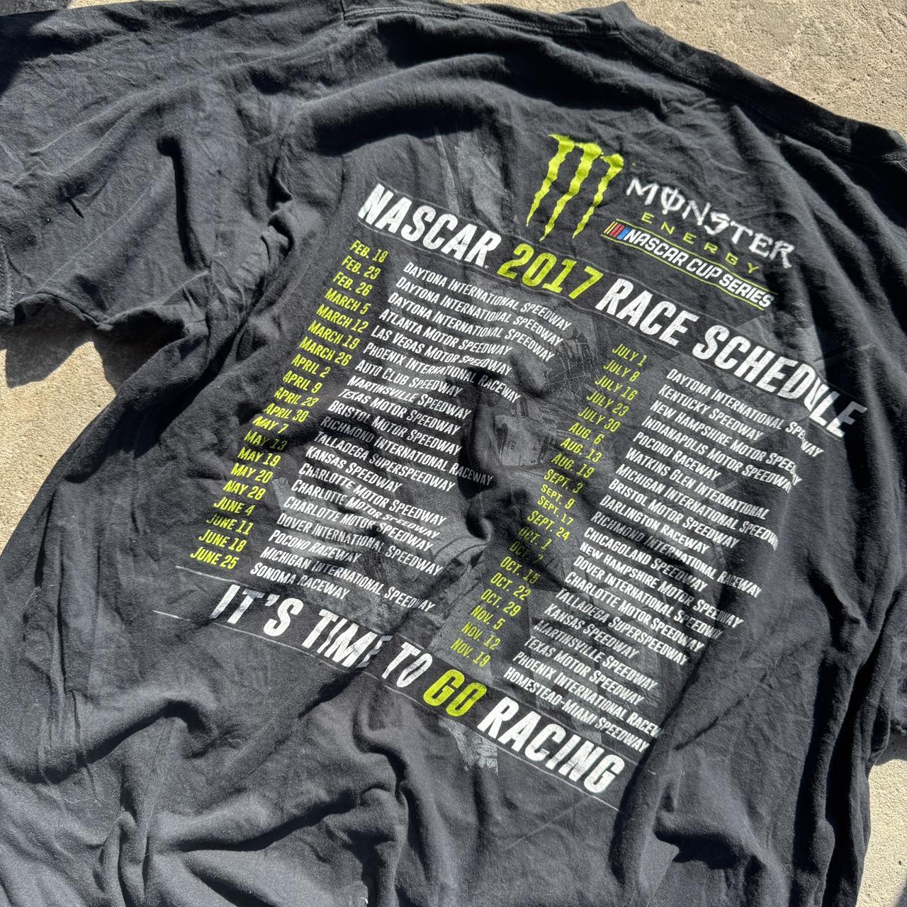 Monster Energy NASCAR Cup Series Tee – 2017 Schedule