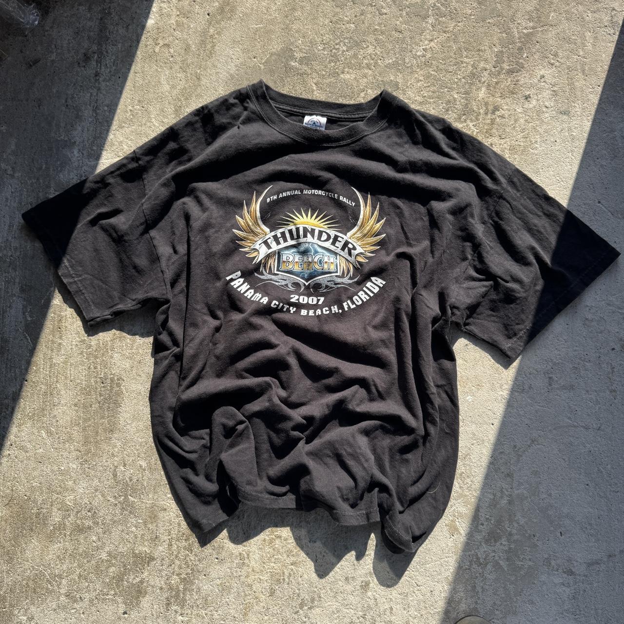 2007 Thunder Beach Motorcycle Rally Tee