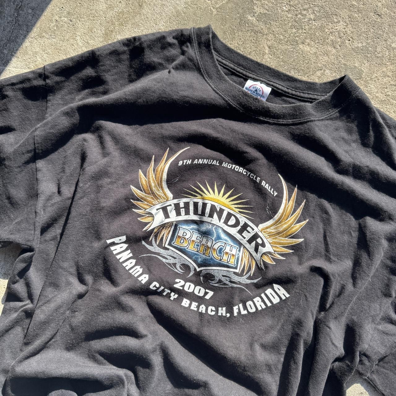 2007 Thunder Beach Motorcycle Rally Tee