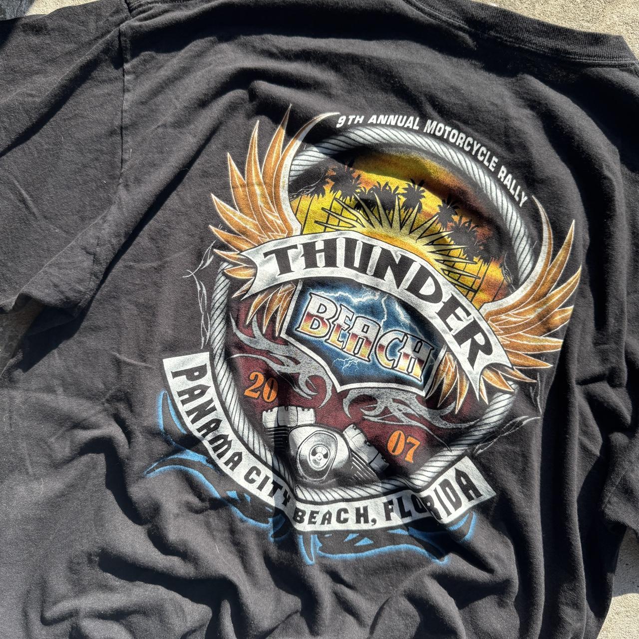 2007 Thunder Beach Motorcycle Rally Tee